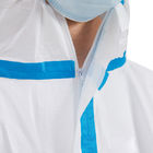 Bata protectora disponible uniforme PE PP de la clínica médica