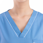 El oficio de enfermera de encargo friega el basculador que el hospital fija al cosmetólogo elástico reutilizable Scrubs Uniforms Nurse médico uniforme friega