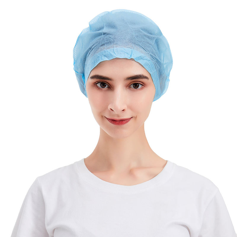 casquillo médico no tejido automático del médico de los casquillos del casquillo de los artículos del sombrero quirúrgico bouffant disponible del casquillo con el CE elástico ISO13485