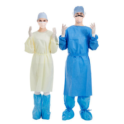 vestido quirúrgico del SMS 40gsm, ropa médica disponible EN13795